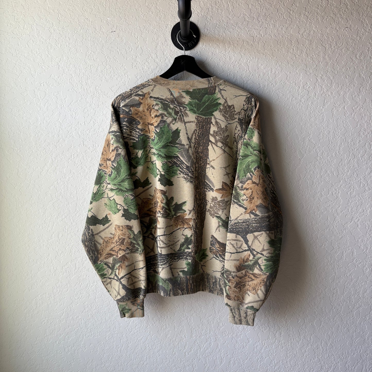 Vintage 1990s Jerzeez Real Tree Camo Crewneck : Medium