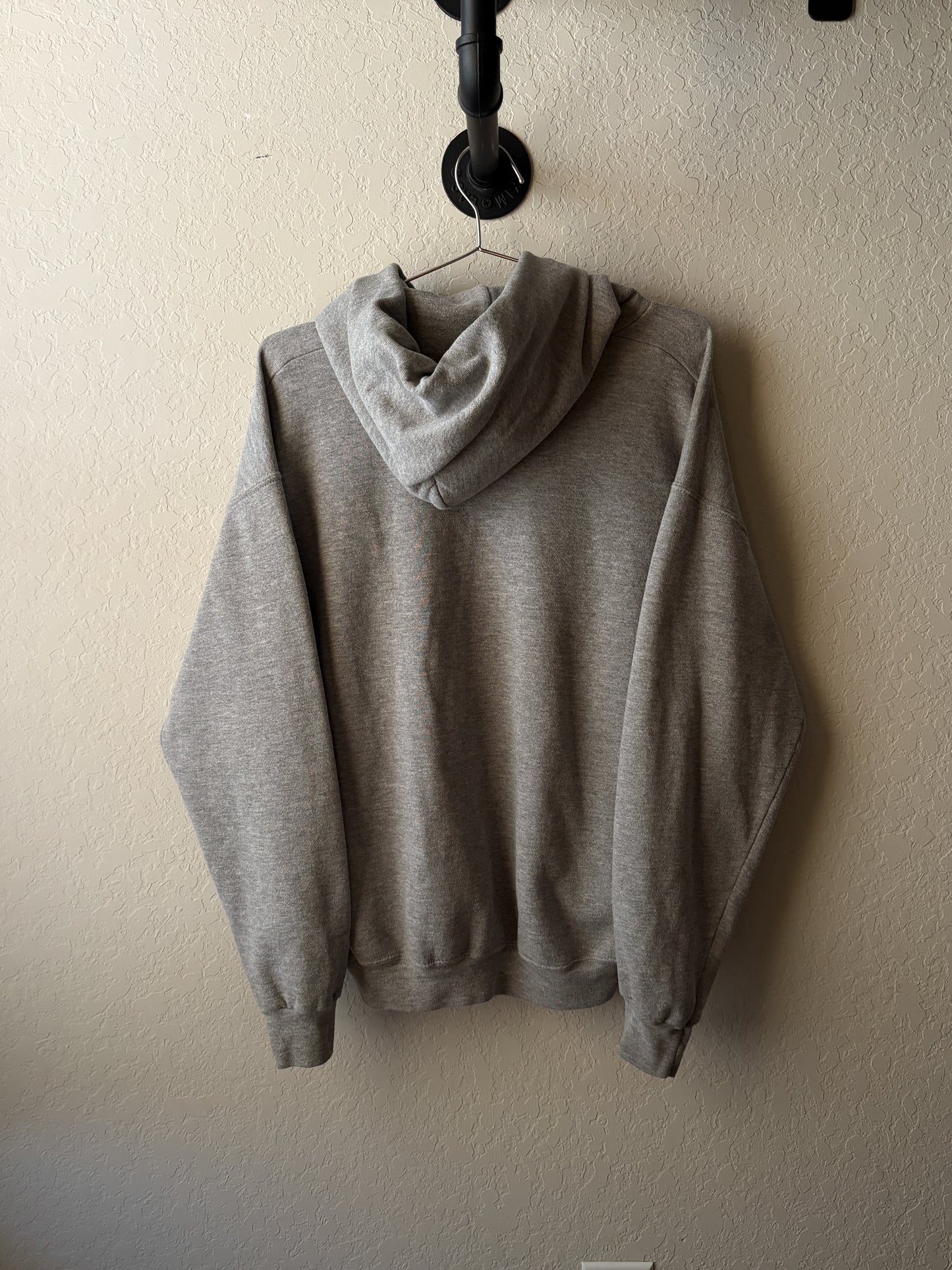 Vintage 1990s Lee Blank Gray Hoodie : Large