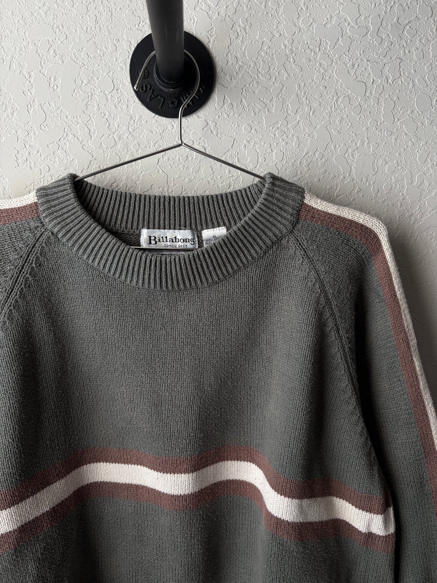 Vintage 1990s Billabong Green Surf Crewneck : X-Large