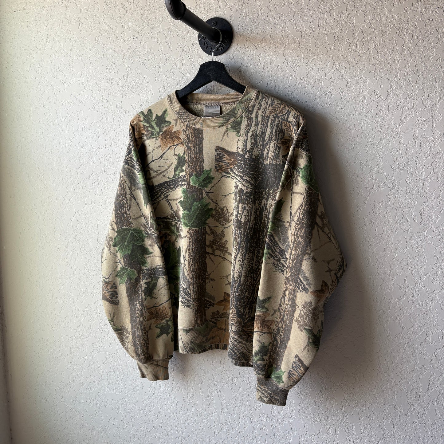 Vintage 1990s Jerzeez Real Tree Camo Crewneck : Medium