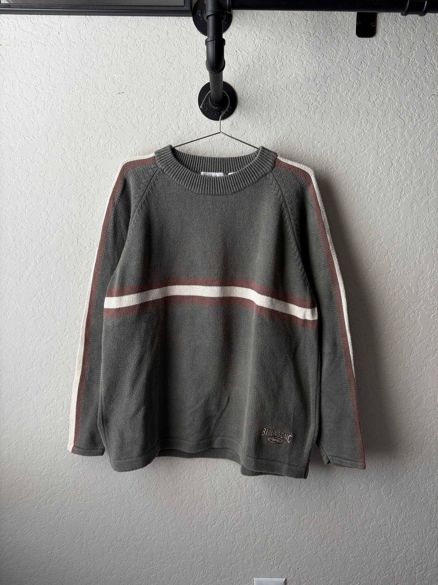 Vintage 1990s Billabong Green Surf Crewneck : X-Large