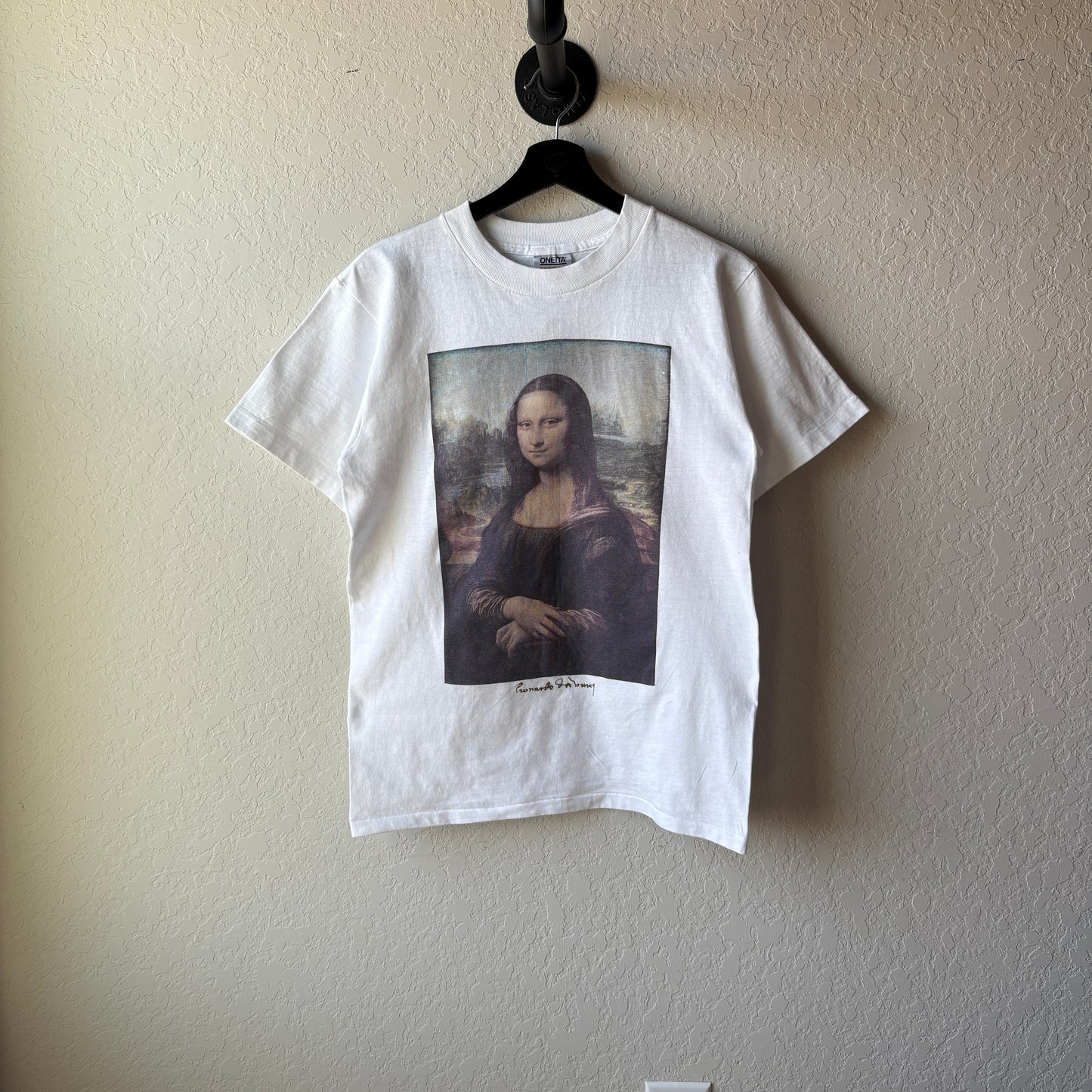 Vintage 1990s Mona Lisa Art tee : Medium