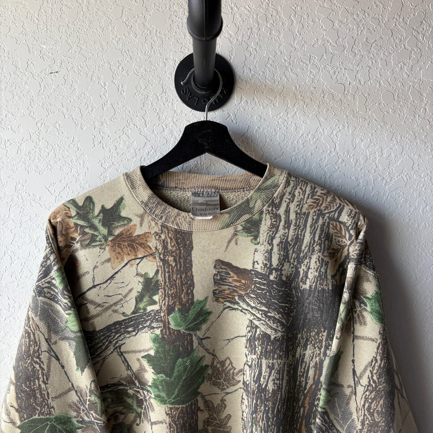 Vintage 1990s Jerzeez Real Tree Camo Crewneck : Medium