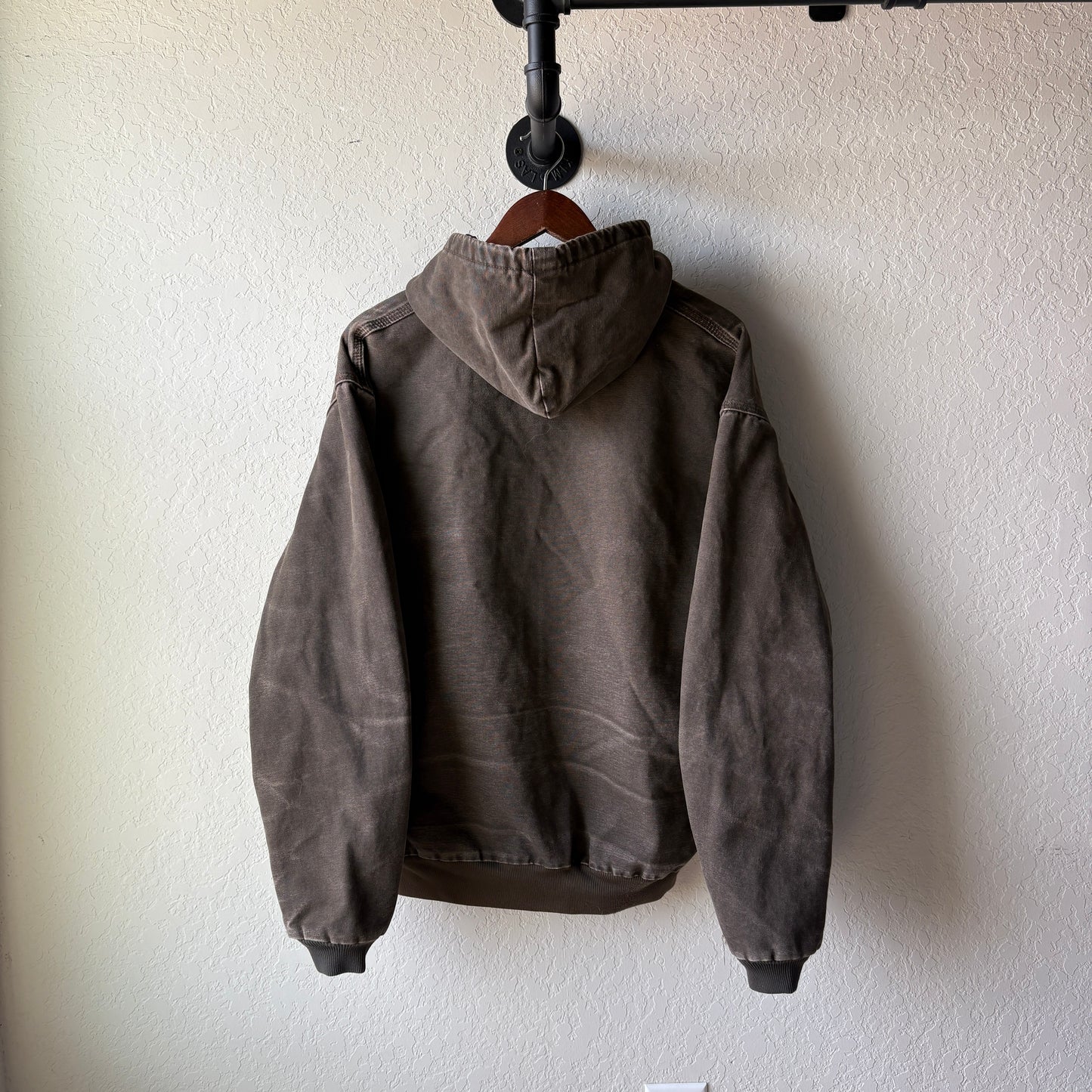 Vintage 1990s Brown Carhartt Hoodie : Large