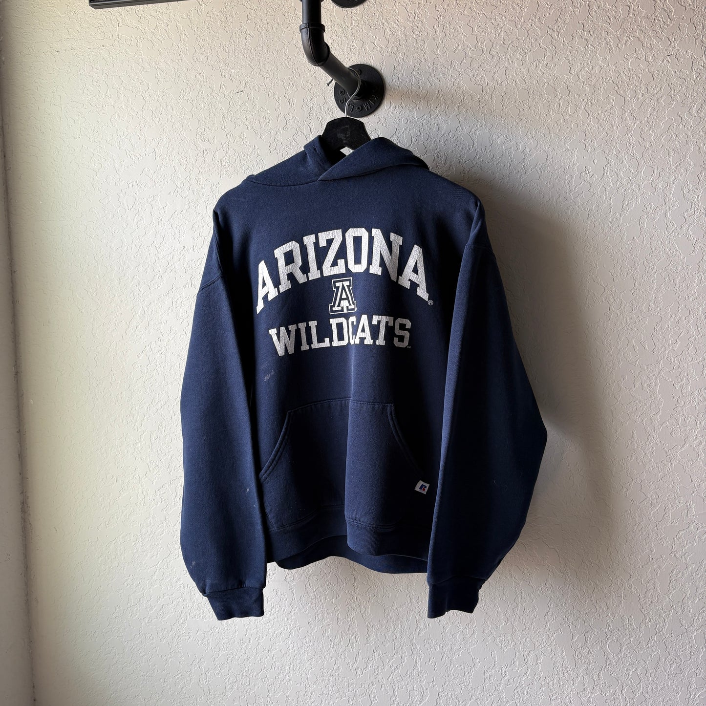 2000s Navy Arizona University Russell Hoodie: Medium