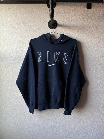 Vintage 1990s Bootleg Nike Hoodie : Large