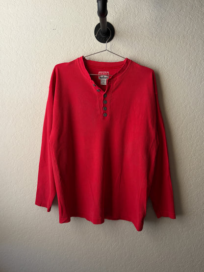 Vintage 1990s Marlboro Henley Shirt : Large