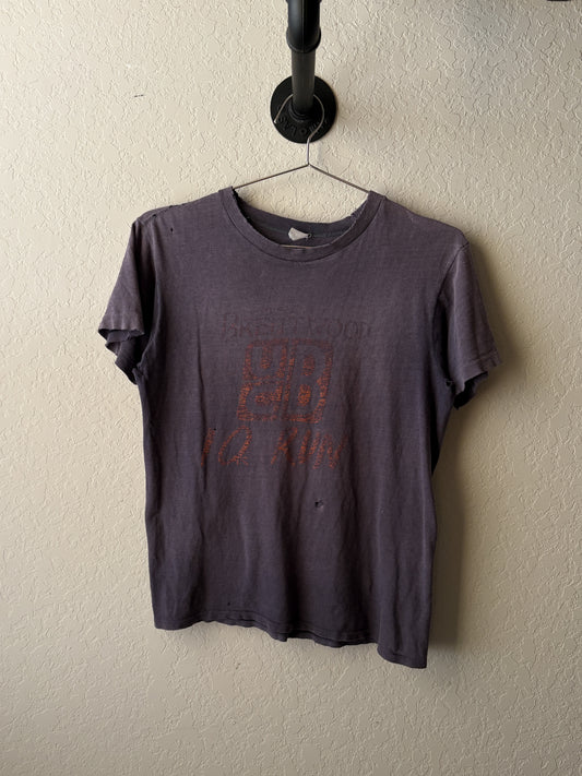 Vintage 1970s Faded and Thrashed 5K Run Tee : Medium