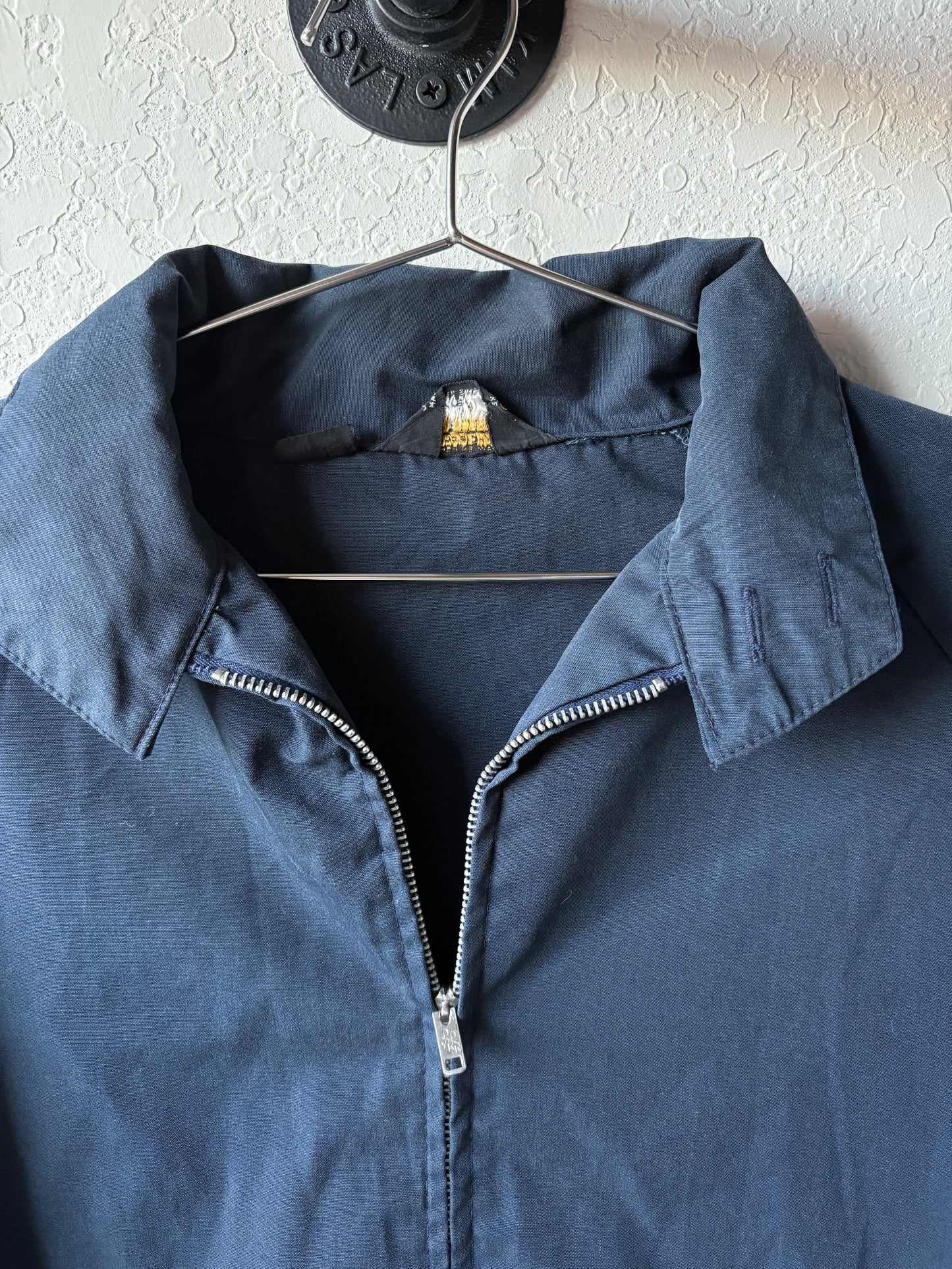 Vintage 1970s Towncraft Navy Work Jacket : Large