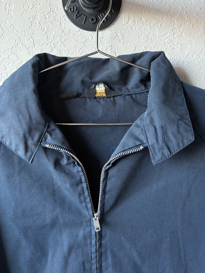 Vintage 1970s Towncraft Navy Work Jacket : Large
