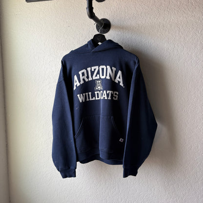 2000s Navy Arizona University Russell Hoodie: Medium